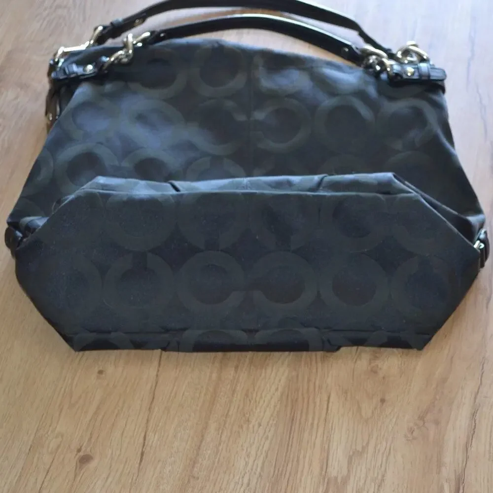 Signature Brooke Mahogany Shoulder Bag